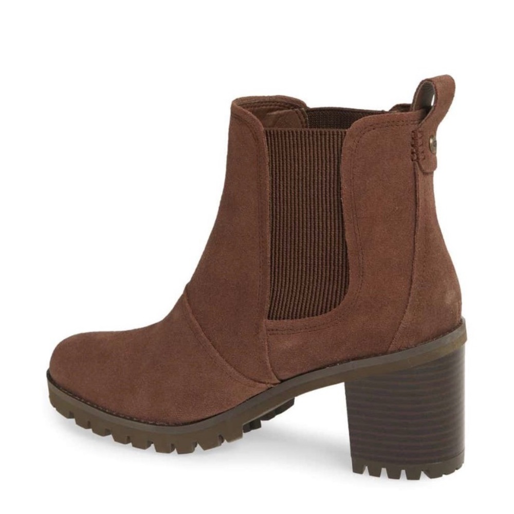 UGG Hazel Waterproof Block Heel Bootie, Size 9 - Picture 2 of 7